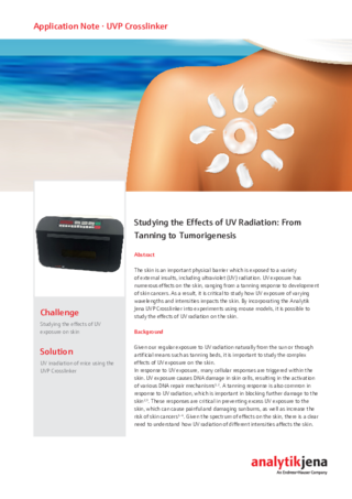 Studying the Effects of UV Radiation