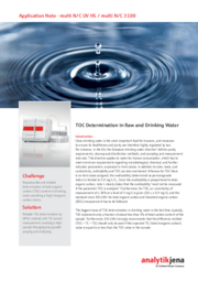 TOC Determination in Raw and Drinking Water