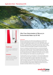 Determination of Hg in Environmental Waters Using the PlasmaQuant MS Elite (English) 