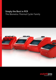 Biometra Thermal Cycler Brochure (English)
