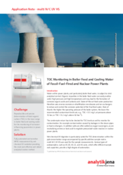 TOC Monitoring in Boiler Feed and Cooling Water of Fossil-Fuel-Fired and Nuclear Power Plants