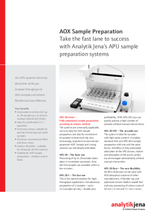 Flyer AOX Sample Preparation (English)