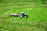 Tractor on field