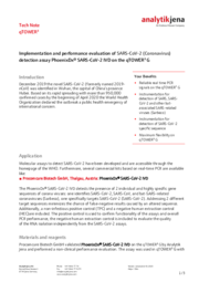 Implementation and performance evaluation of SARS-CoV-2 (Coronavirus) detection assay PhoenixDx® SARS-CoV-2 IVD on the qTOWER³ G