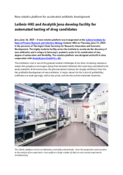 [Translate to English (US):] Press Release Cooperation Analytik Jena & Leibniz-HKI