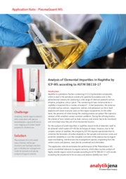 Analysis of elemental impurities in naphtha by ICP-MS according to ASTM D8110-17 (English)