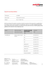Long-Term warranty novAA 800