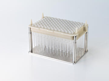 hanging 96 tip rack for CyBio Felix