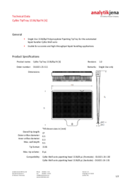 [Translate to English (US):] Technical Data Sheet 1536 Tip Tray