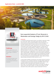 Fast-sequential Analysis of Toxic Elements in Wastewater and Sewage Sludge by HR-CS AAS 