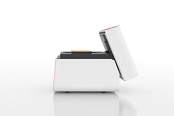 side view of a T-Robot II 96-well thermal cycler (open)