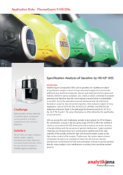Specification Analysis of Gasoline by HR ICP-OES