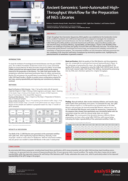 Ancient Genomics: Semi-Automated High-Throughput Workflow for the Preparation of NGS Libraries (Poster)