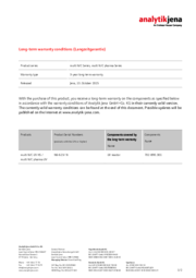 Long-term warranty multi N/C Series_3y