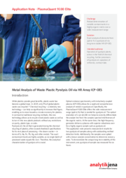 Metal Analysis of Waste Plastic Pyrolysis Oil via HR Array ICP-OES (EN)