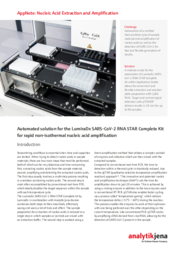 Automated solution for the LumiraDx SARS-CoV-2 RNA STAR Complete Kit (EN)