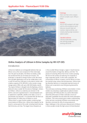 Online Analysis of Lithium in Brine Samples by HR-ICP-OES (EN)