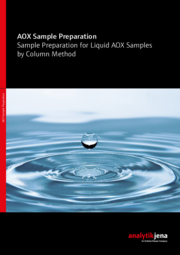 Flyer AOX Sample Preparation - Column vs. Batch Method (EN)
