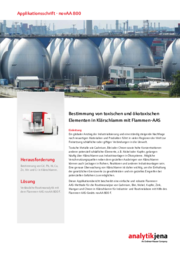 Bestimmung von toxischen und ökotoxischen Elementen in Klärschlamm (DE)