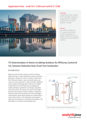 TIC Determination in Amine Scrubbing Solutions for Efficiency Control of CO2 Emission Reduction from Fossil Fuel Combustion (EN)