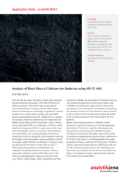 Analysis of Black Mass using HR-CS AAS (EN)