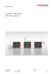 Technical Data multi N/C x300 series (EN)