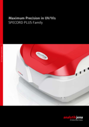 Brochure UVVis Spectrophotometer SPECORD PLUS (EN)